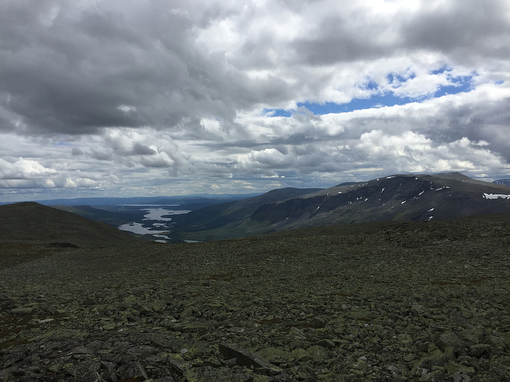 Utsikt fra toppen.