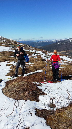 Varierende snødekke på Nordmøre.