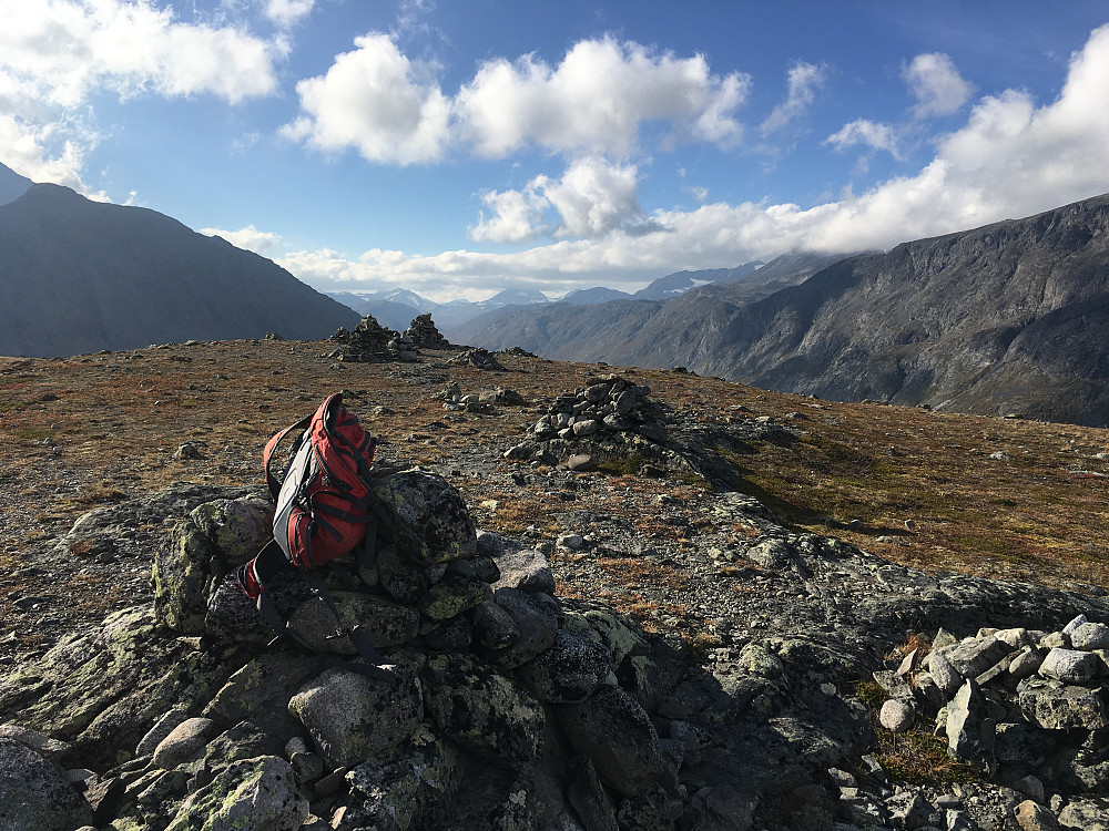 Fra Gjendehø mot Memurutopper langt bak