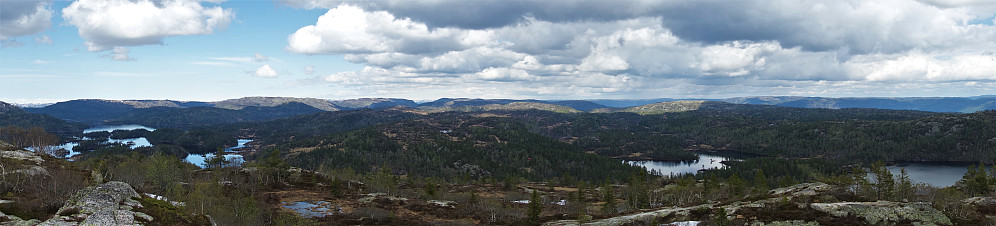 Panoramabilde mot nord og øst.