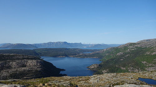 Utsikt nordover fra Sagefjellet.