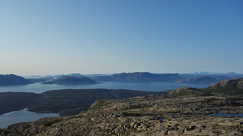 Utsikt nordover fra Kvitebergnova.