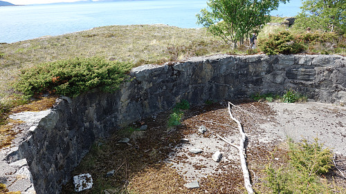 Bunker på Nesholmen.