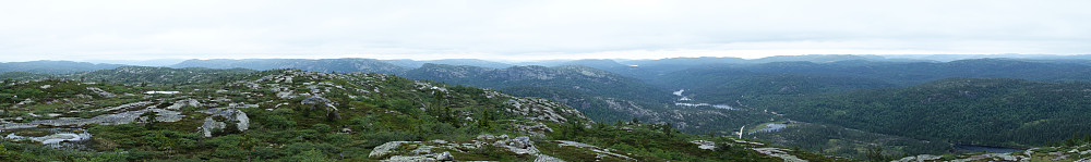 Panoramabilde mot nord.
