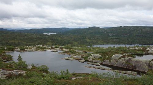 Vann rett under toppen av Rjuven
