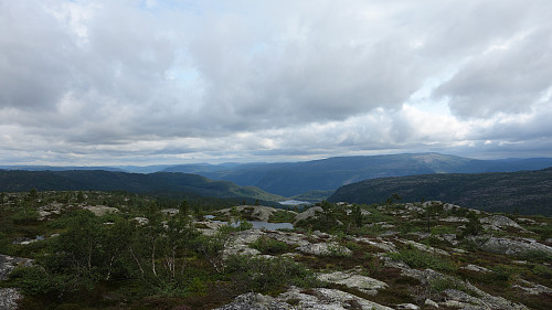 Utsikt mot nordøst.