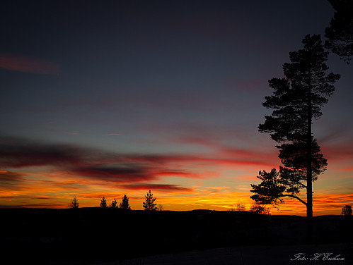 Solnedgang på Vardåsen, Kongsvinger