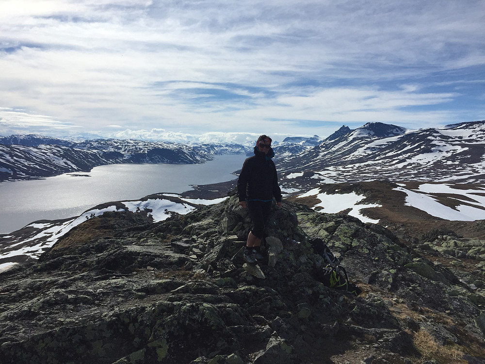 Flott utsikt fra Heimre Fagerdalshøe 