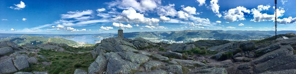 Panorama mot nord - Løvstakken