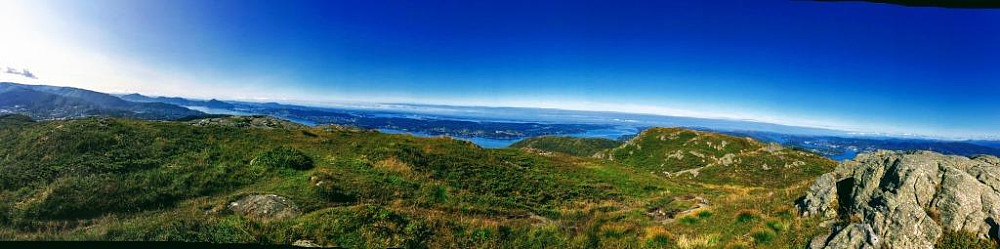 Panorama bilde fra Høgstefjellet