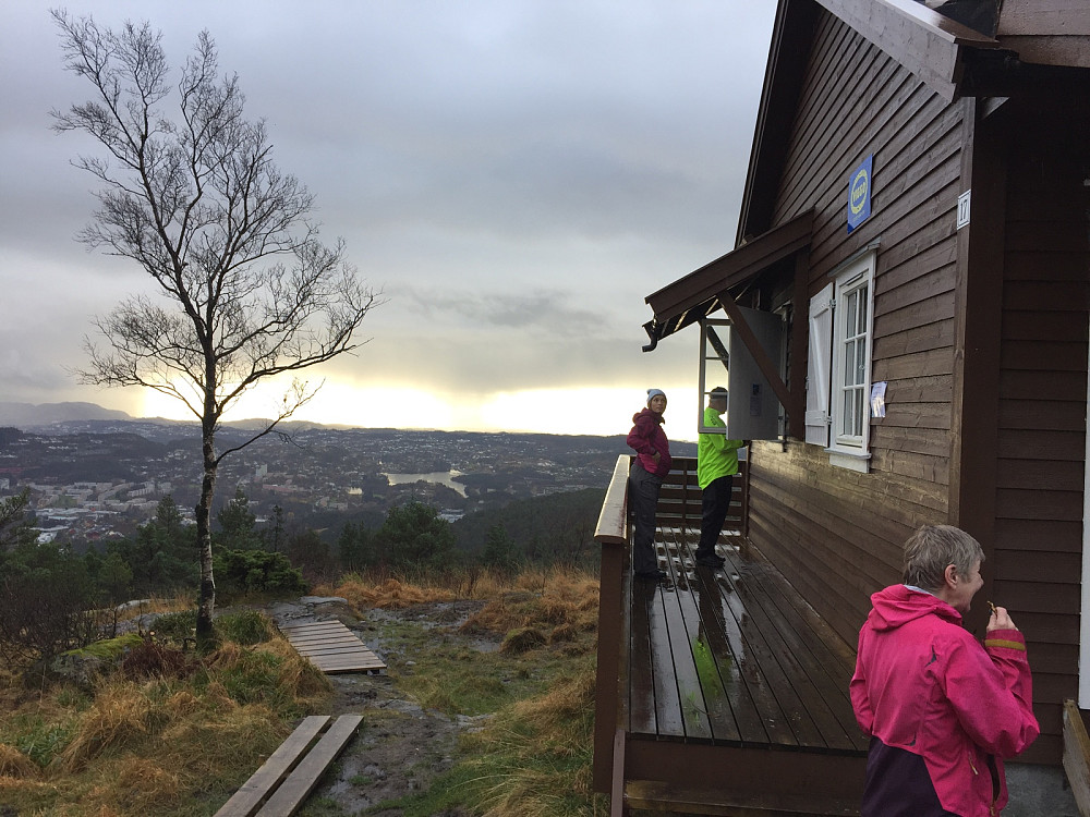 Vaffel servering på Viggohytten
