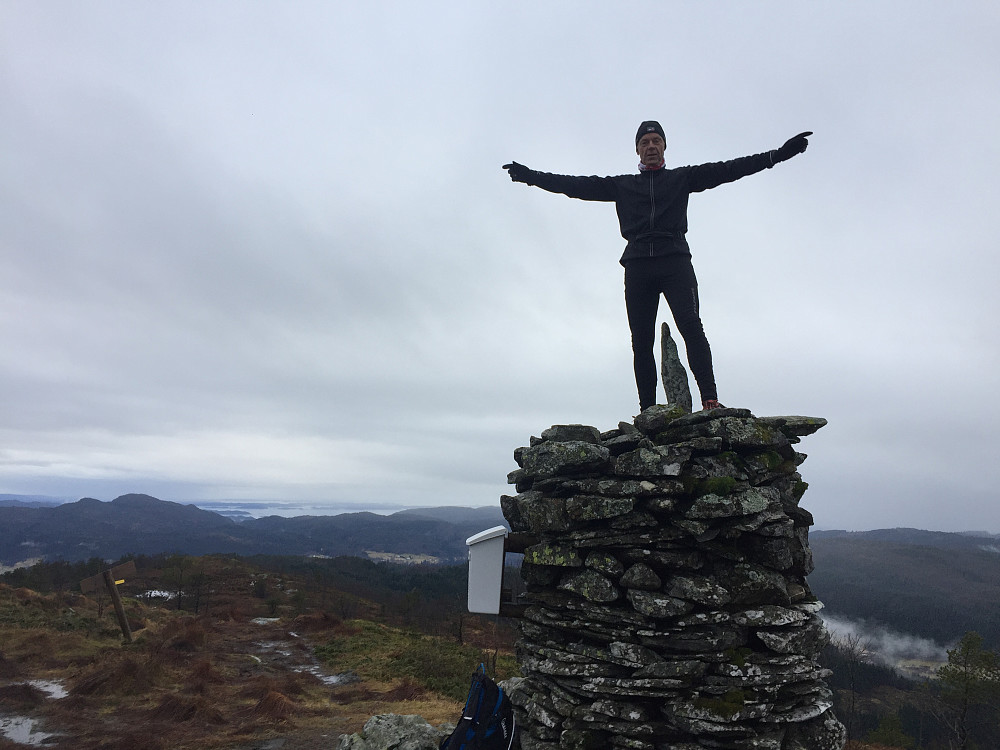 Toppvarden på Solbakkafjellet !