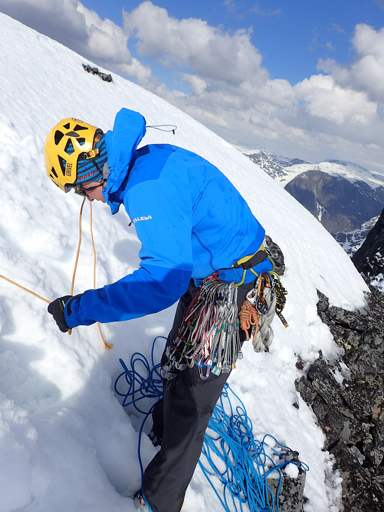 Toppfeste rigges ! (Med mine ski)