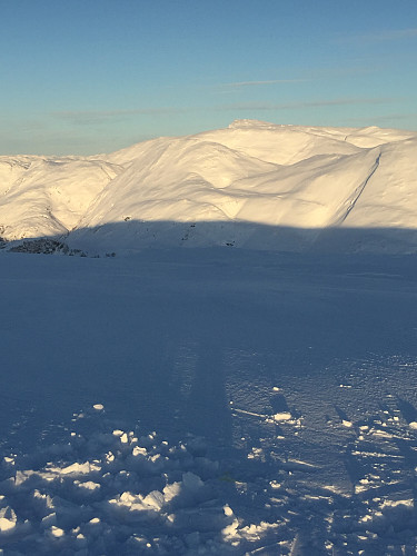 Fra Austefjellet mot Gullfjellstoppen