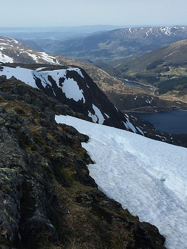 Utsikt fra Gullfjellstoppen