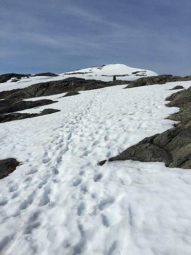 Forsatt en del snø på Gullfjellet