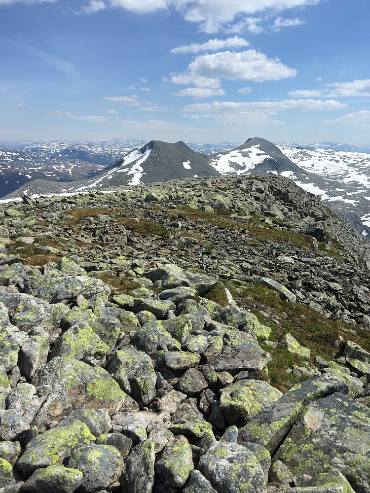 Mot Geitadalstind og Ulvanosa fra Englafjell