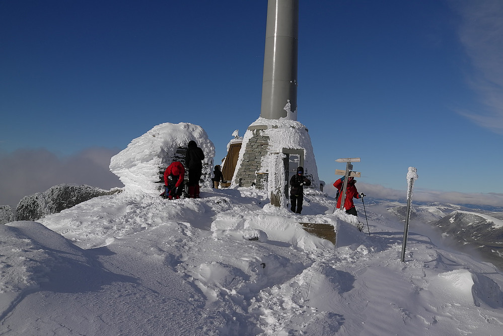 Snøhetta er et trigonometrisk punkt av 1. orden