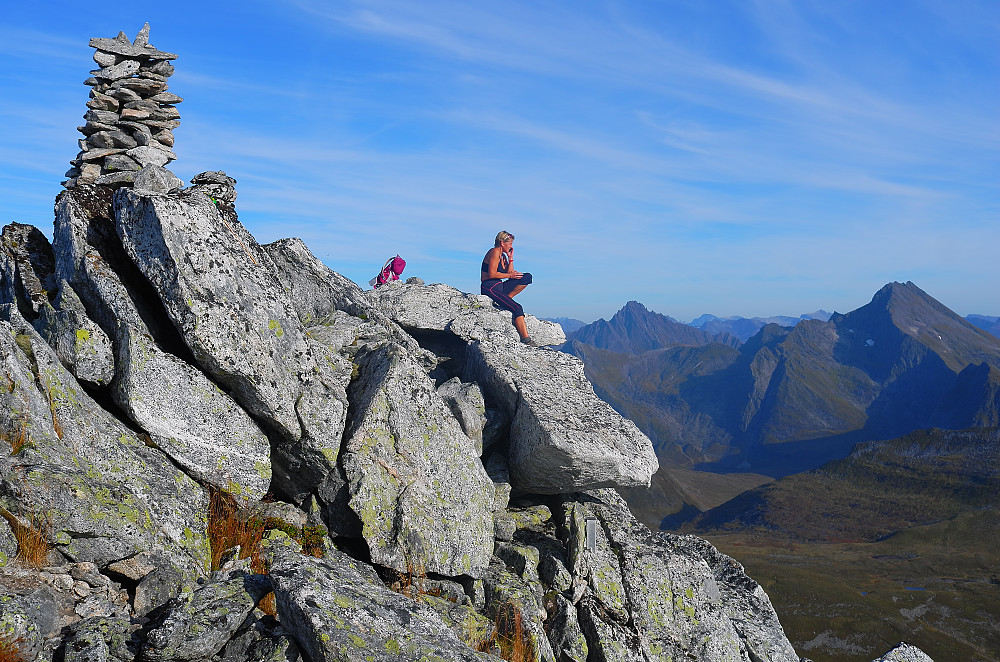 Inger Lise på Grøthornet
