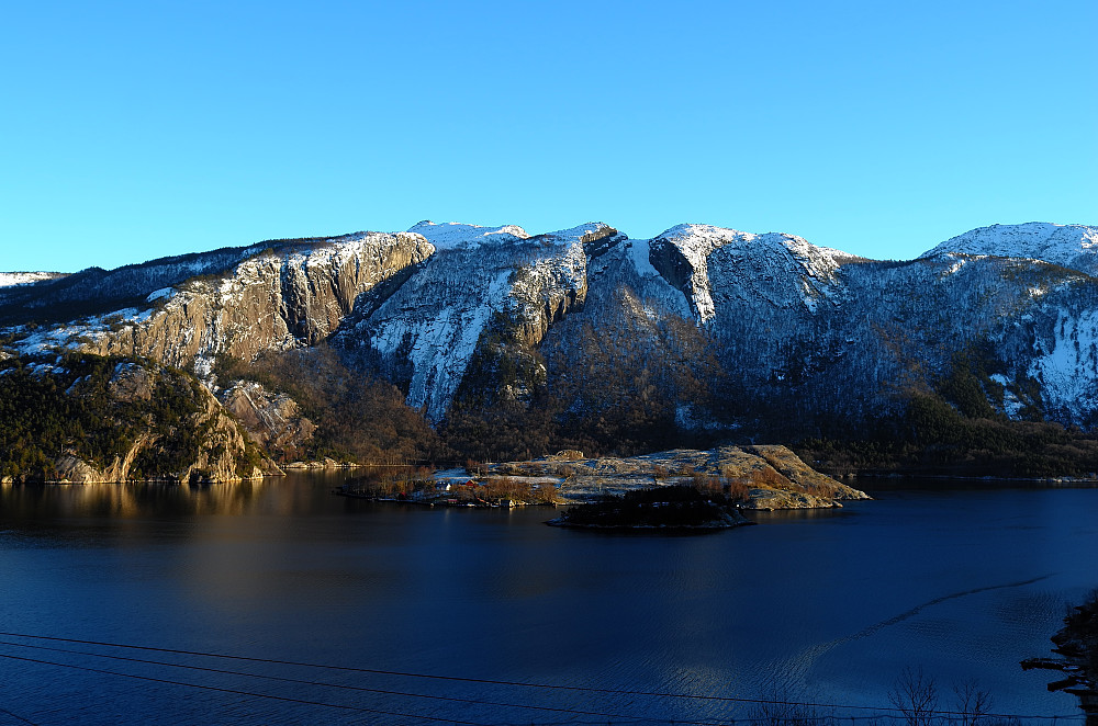 Vikastakken og Lysefjorden