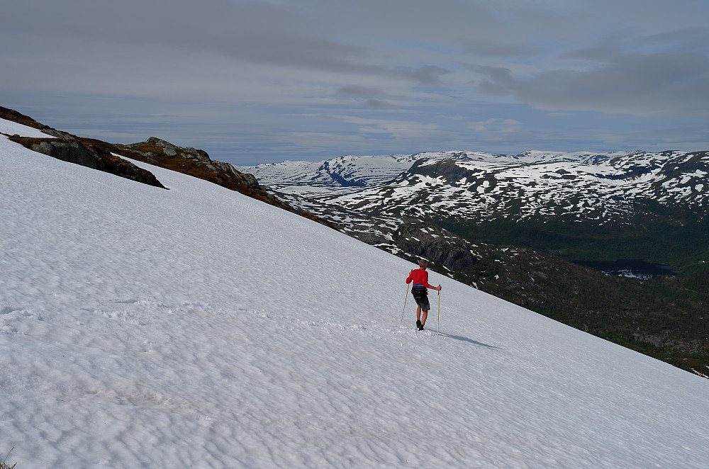Lette snøpartier på returen