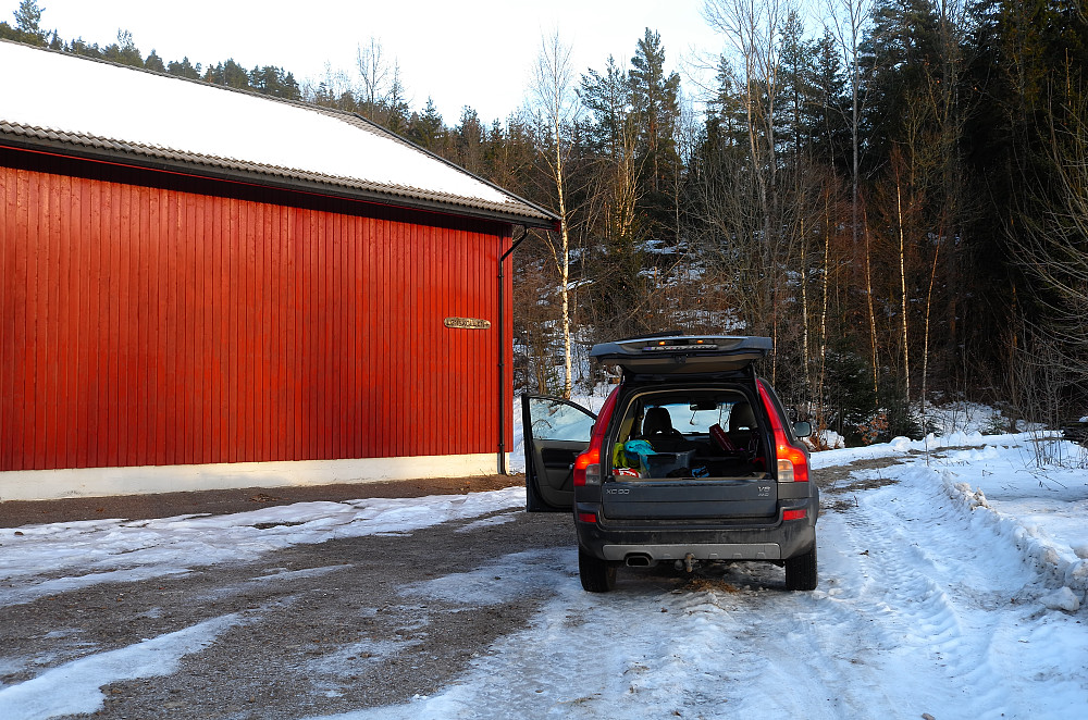 Parkering ved potetlageret
