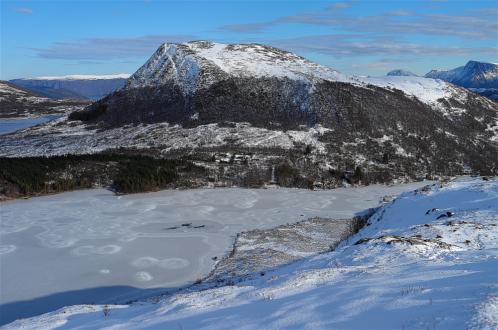Løkeberget sett fra Gardnestua