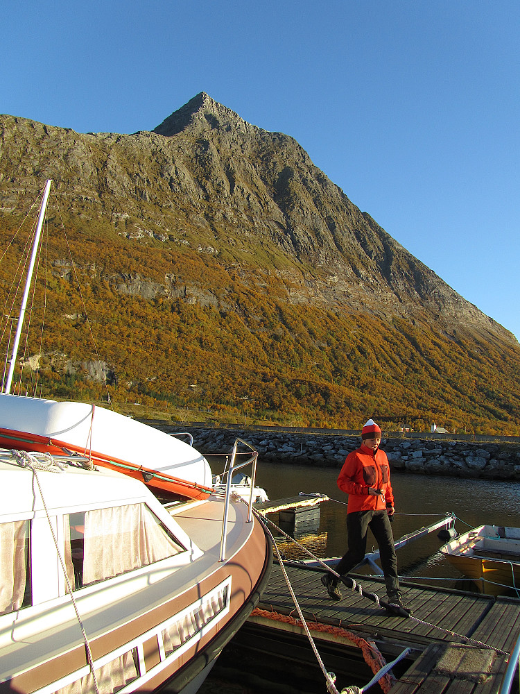 Toppen sett fra brygga