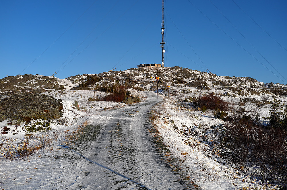 Masta er 220 meter høy