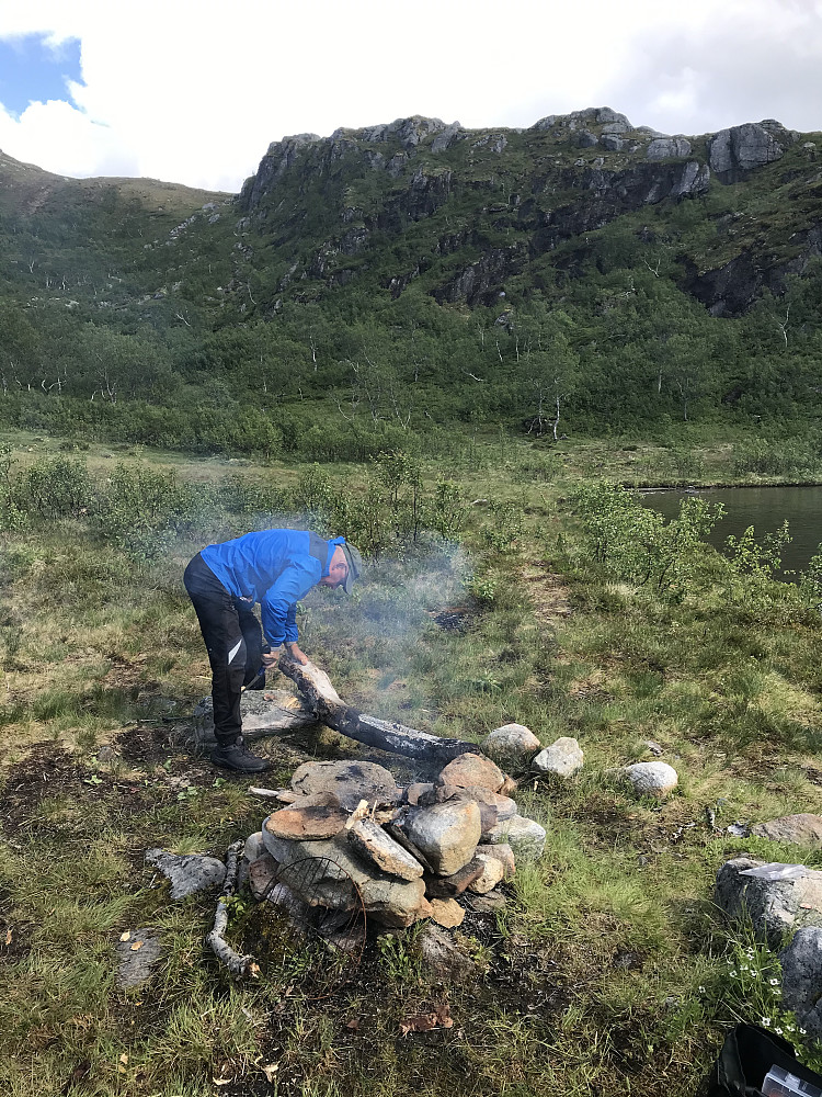 Øklatinden fra Bålplassen.