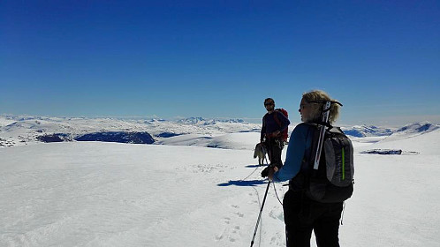 Utsikt til Hurrungane. Helt utrolig.