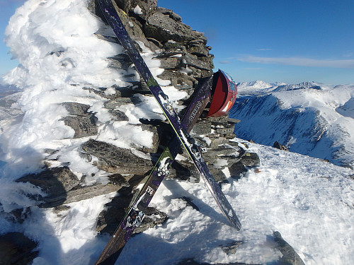 Varden med mine nye superski, funker på alle slags føre.