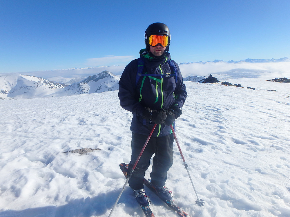 Torgeir er ready for Down hill.