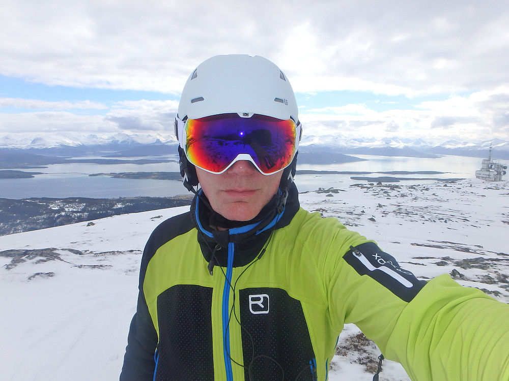 Selfie på toppen.
