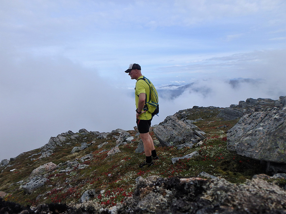 Tåka gjorde at turen kun ble til Lønsethfjellet i dag.