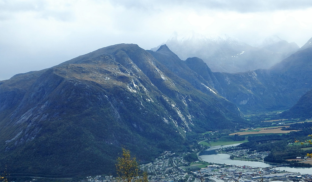 Romsdalseggen. Bildet er tatt dagen etter.