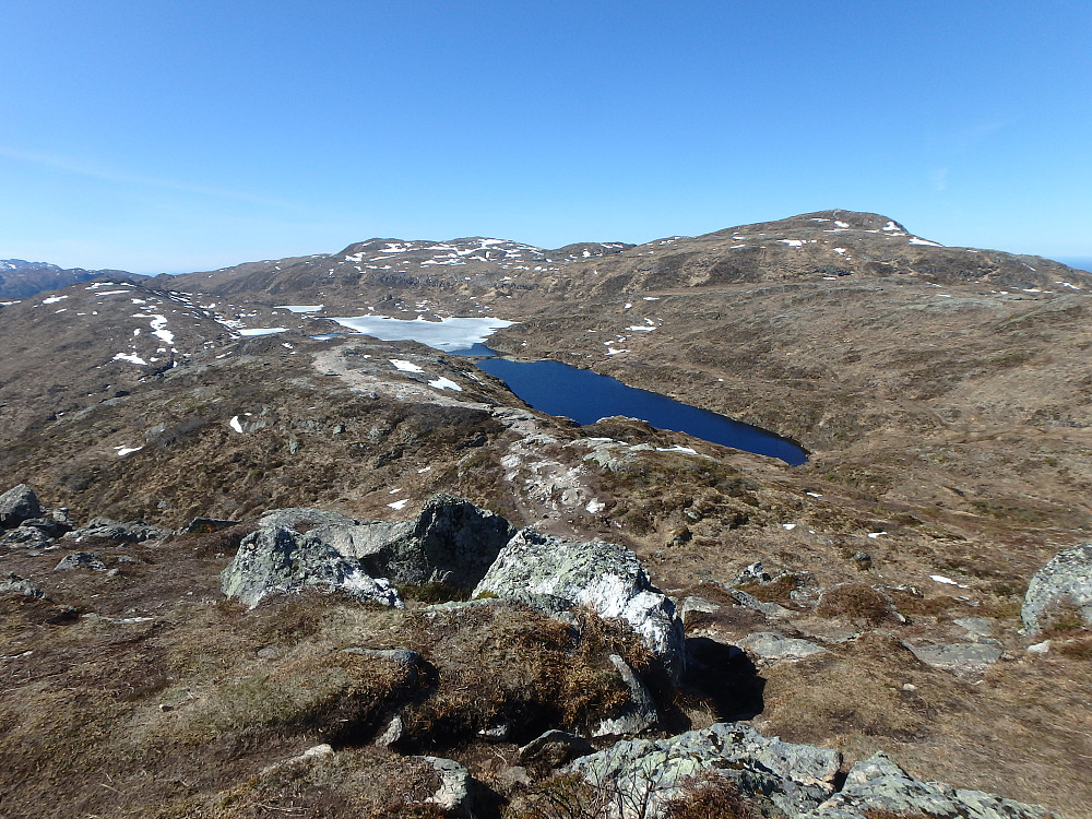 Fortsatt is på Auduntjønnan