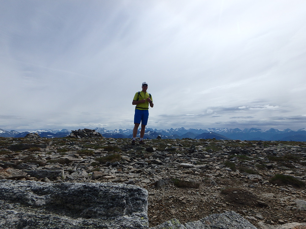 Toppen med Moldepanoramaet i bakgrunnen.