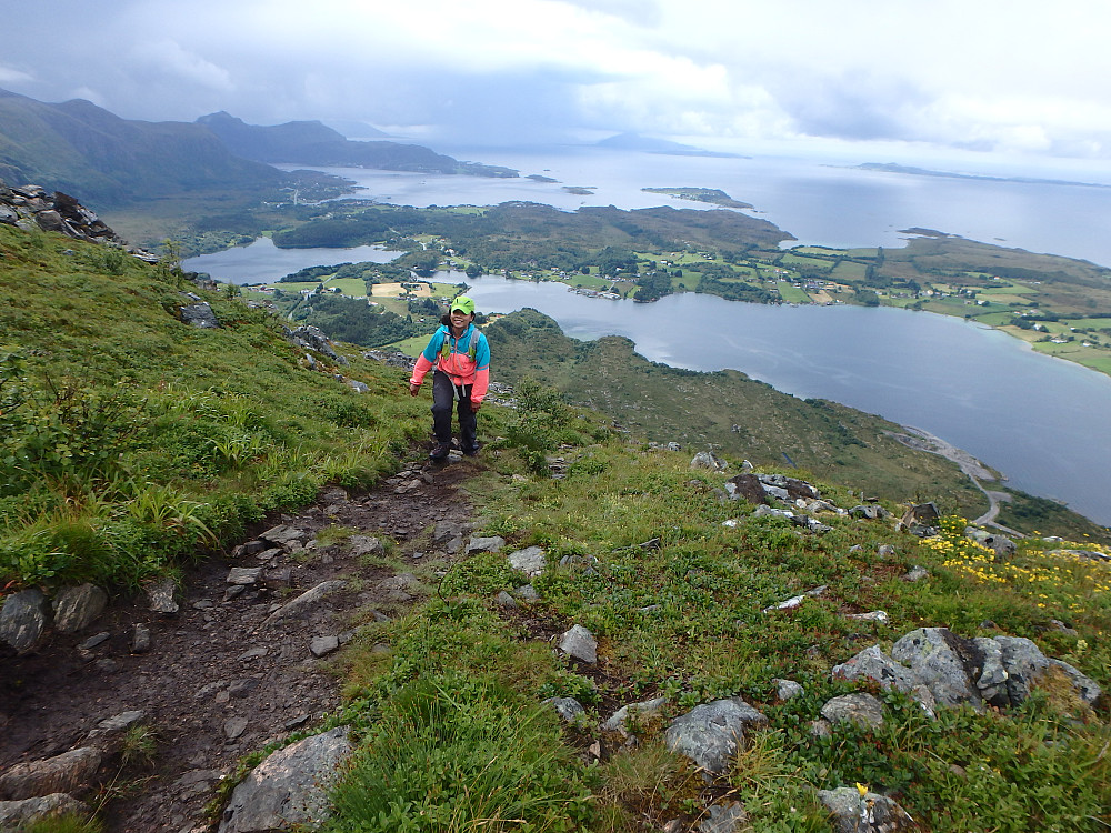 Flott utsikt mot Midsund.