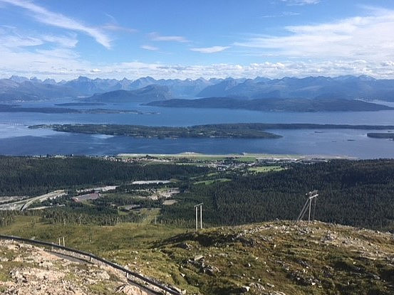 Flott vær i dag.