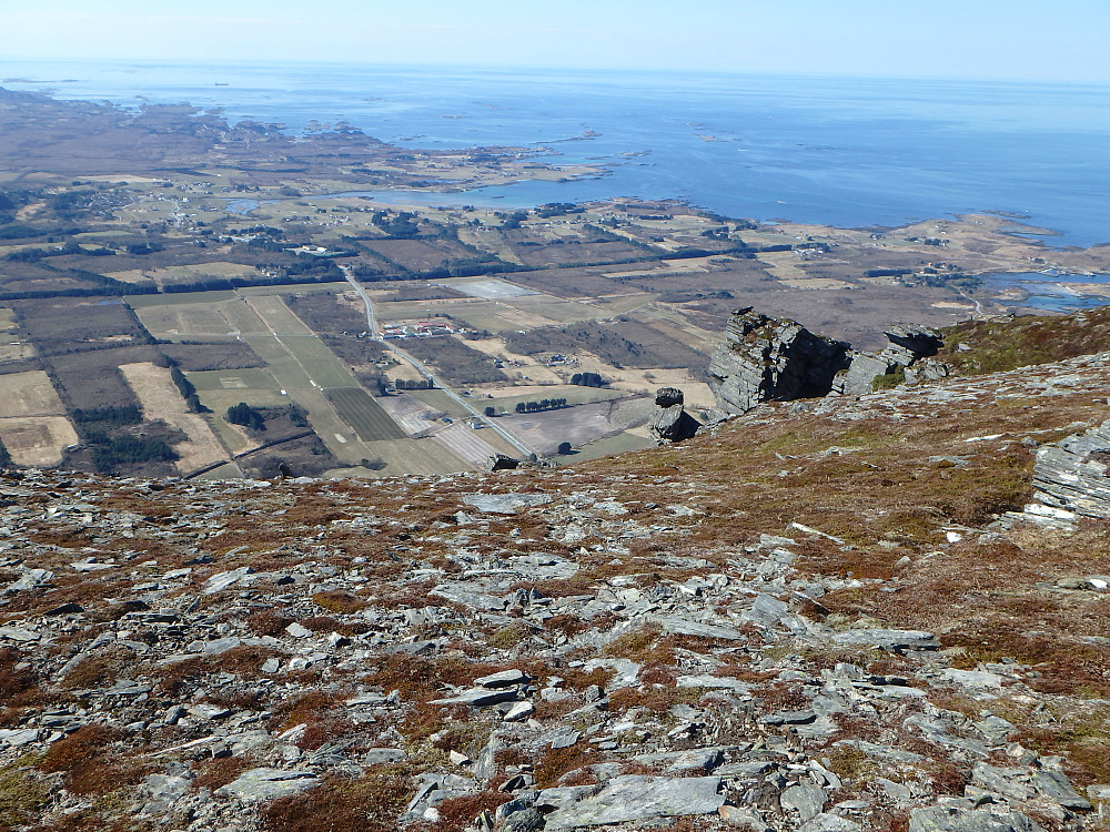 Hustadvika i finvær.