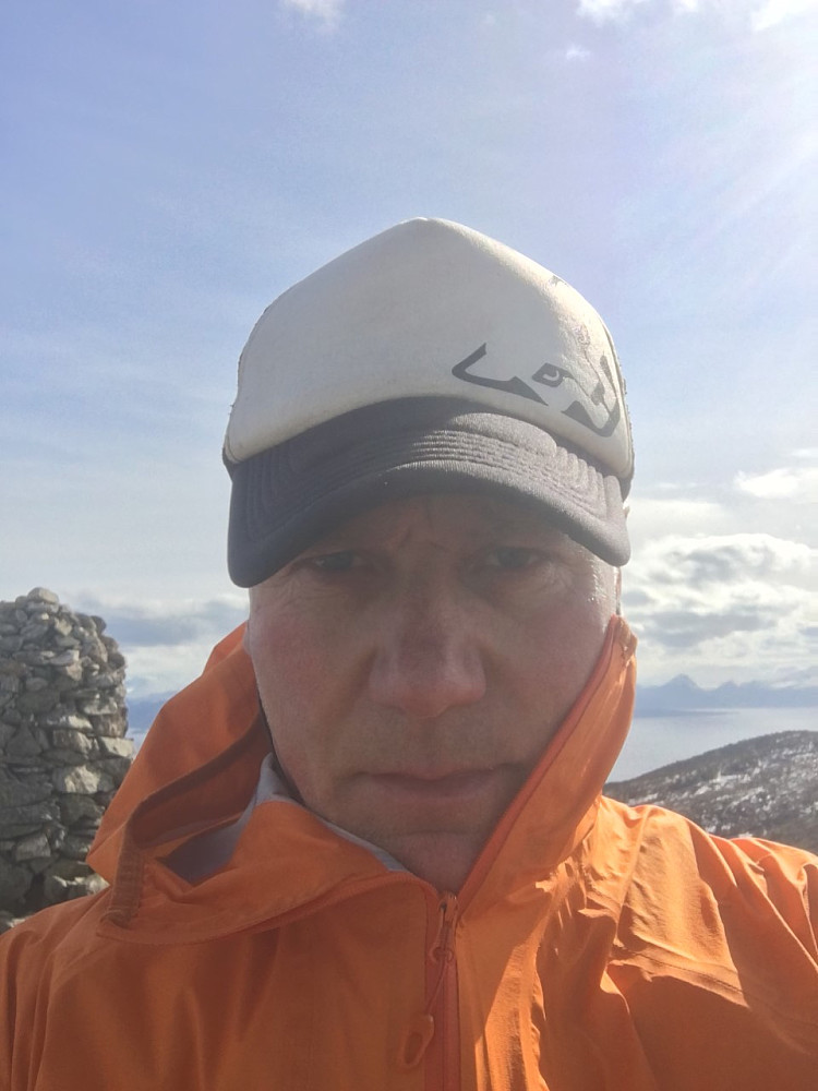 Vind på toppen.