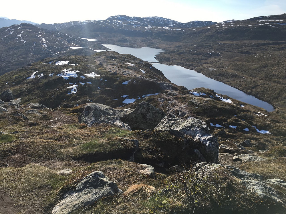 Mindre snø nå.