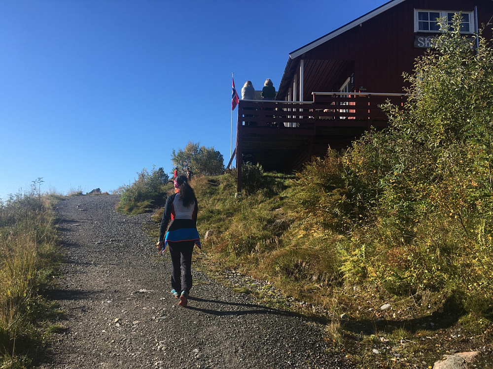 Mange på søndagstur i dag.