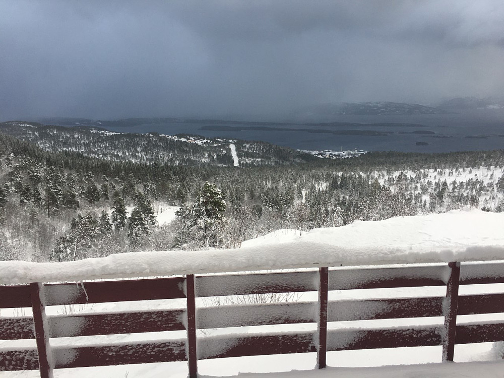 Mye vær i dag.
