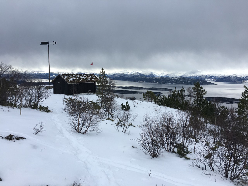 Snøværet er på vei inn.