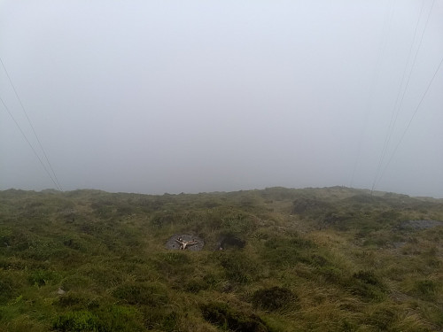 Utsikt fra toppen mot Lagoa do Fogo
