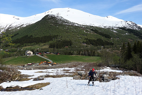 Skia kom på i bakkant av Langhaugen.