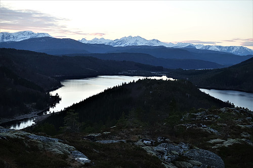 Utsikt sørover fra Åsen.