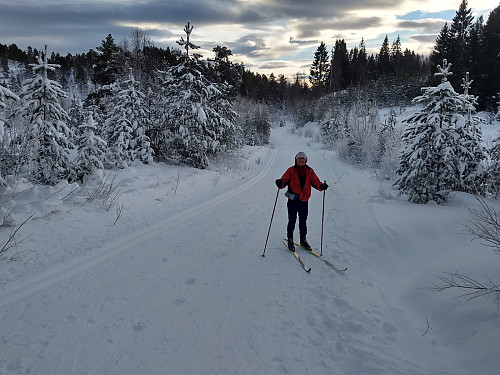 Som vanlig mer vinterlig i Moldedalen.